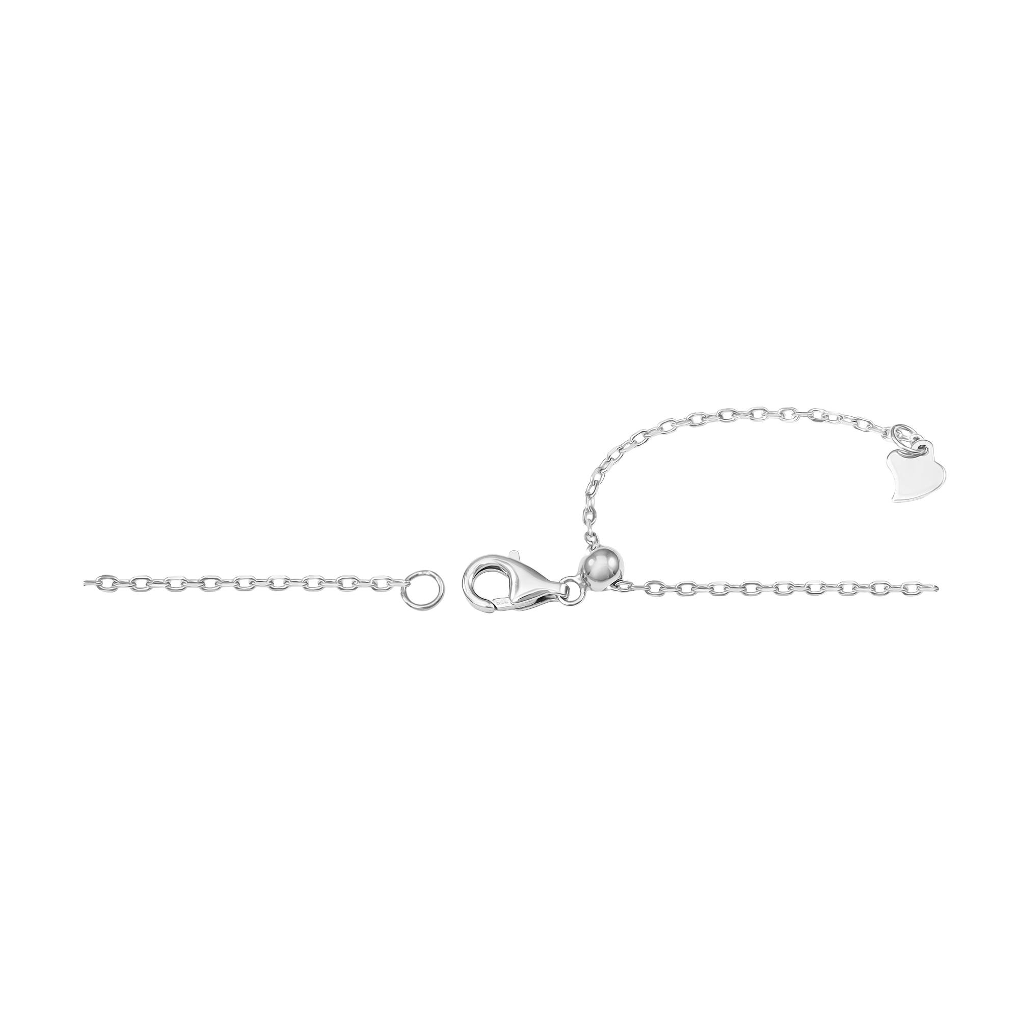 lắc chân bạc đính đá energleam silver xmxmw060170 lắc chân bạc đính đá energleam silver xmxmw060170