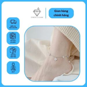 lắc chân bạc đính đá energleam silver xmxmw060173
