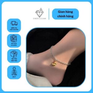 Home lắc chân bạc đính đá energleam silver xmxmw060173