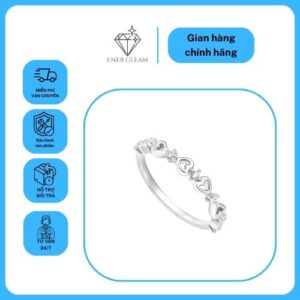 lắc chân bạc đính đá energleam silver xmxmw060173