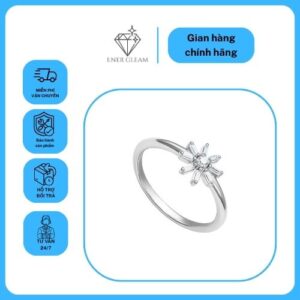 Home lắc chân bạc đính đá energleam silver xmxmw060173