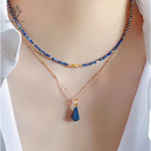 vÒng cỔ lÁpis lazuli tỰ nhiÊn