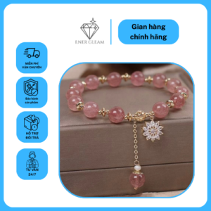 Vòng Tay Đá Quý Xanh Tự Nhiên Ener Gleam Đính Hạt Trang Sức Charm bạc vòng tay Đá quý xanh tự nhiên ener gleam Đính hạt trang sức charm bạc