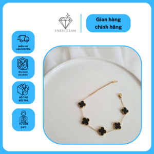 vòng tay cỏ 4 lá ener gleam – vòng tay may mắn sang trọng, thanh lịch