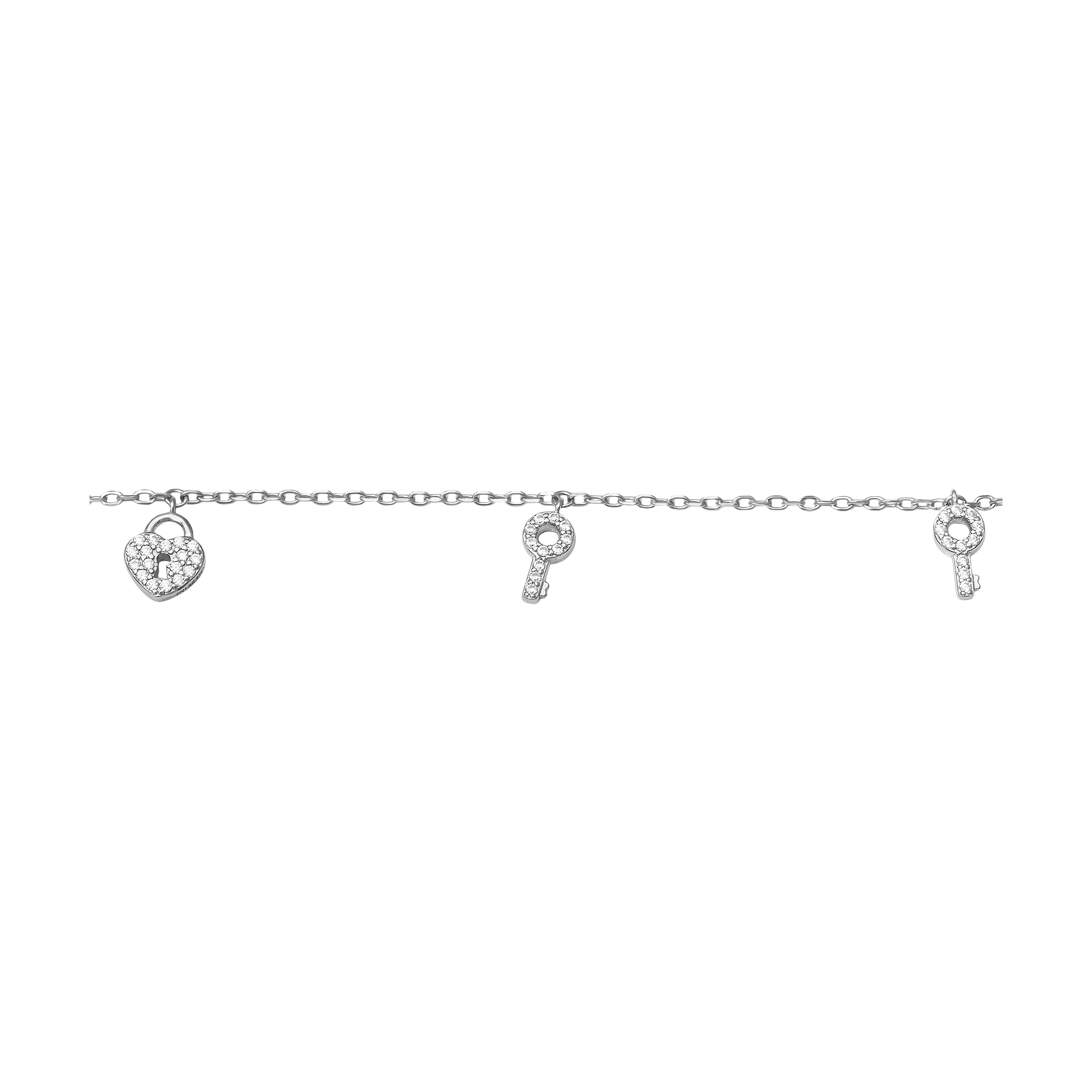 lắc chân bạc đính đá energleam silver xmxmw060177 lắc chân bạc đính đá energleam silver xmxmw060177