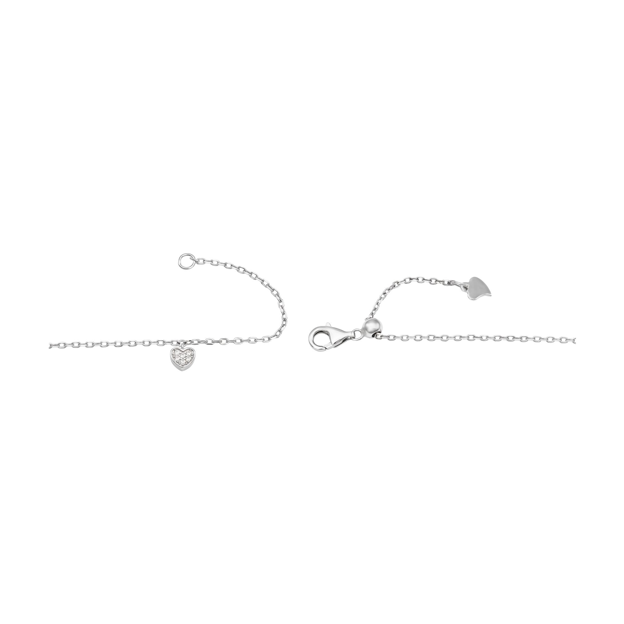 lắc chân bạc đính đá energleam silver xmxmw060178 lắc chân bạc đính đá energleam silver xmxmw060178