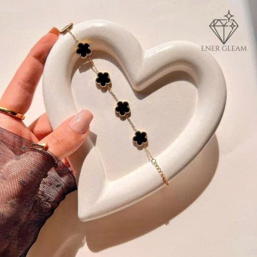 vòng tay cỏ 4 lá ener gleam – vòng tay may mắn sang trọng, thanh lịch vòng tay cỏ 4 lá ener gleam – vòng tay may mắn sang trọng, thanh lịch