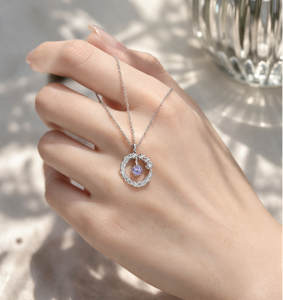 dây chuyền lông vũ mặt dây chuyền cho nữ đơn giản hợp thời trang thiết kế sang trọng nhẹ nhàng
