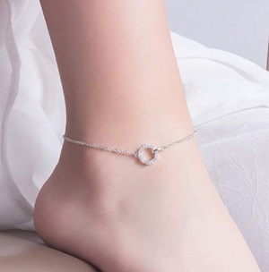 lắc chân bạc energleam silver xm00k000028